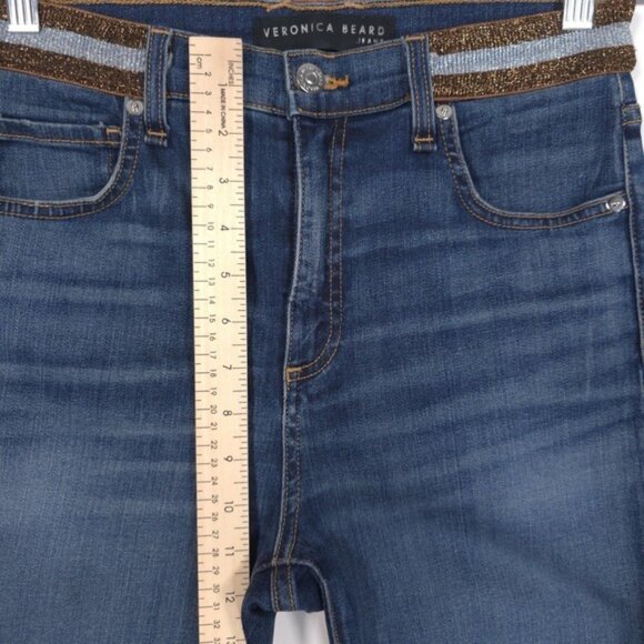 VERONICA BEARD Women's Kate High‎ Rise Size 28/6 Nantucket Jeans USA MADE - Picture 4 of 13